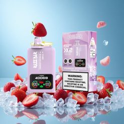Razz Bar 40000 Пуфове Ягода Диня_Грозде Лед Дисплей Мощност Bulgaria vape wholesale