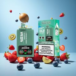 Razz Bar 40000 Пуфове Ягода Киви_Синьо Боровинково Кисела Малина Екран за Мощност Bulgaria vape wholesale