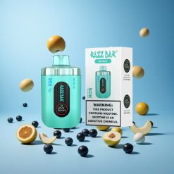 Razz Bar 50000 Пуфове Боровинков Mr Blue Bulgaria vape wholesale