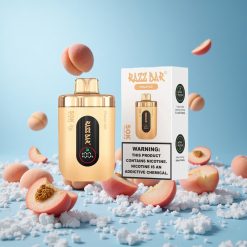 Razz Bar 50K Пуфове Праскова Лед 1.0 Ohm Mesh Coil 650 Mah Battery Bulgaria vape wholesale