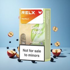 RELX Pod Pro 2 600 пуфове Грозде Ябълка Никотин: 0% Капацитет: 1.9ml Bulgaria vape wholesale