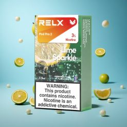 RELX Pod Pro 2 600 пуфове Лайм Искра 1.9ml Никотин 3% Bulgaria vape wholesale