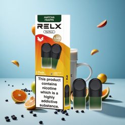 RELX Pod Pro 2 600 пуфове Чай-Мача Фрапе Никотин:1.8% Капацитет:1.9ml Bulgaria vape wholesale